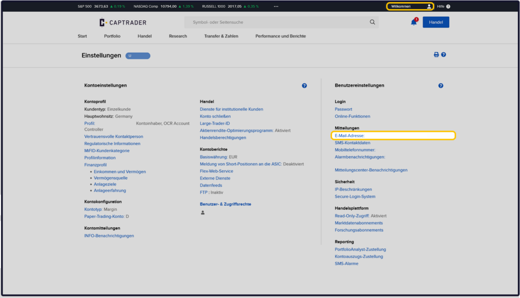 captrader kontoverwaltung einstellungen2