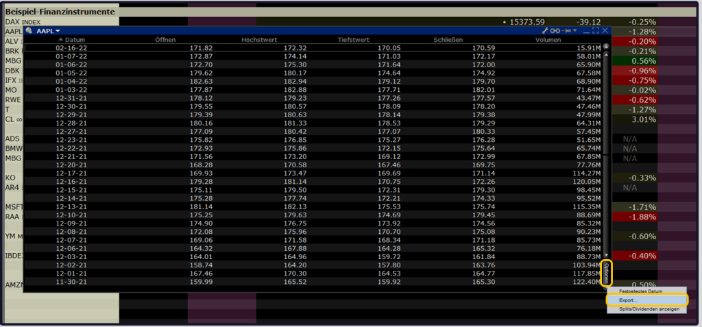 captrader tws datenexport 2