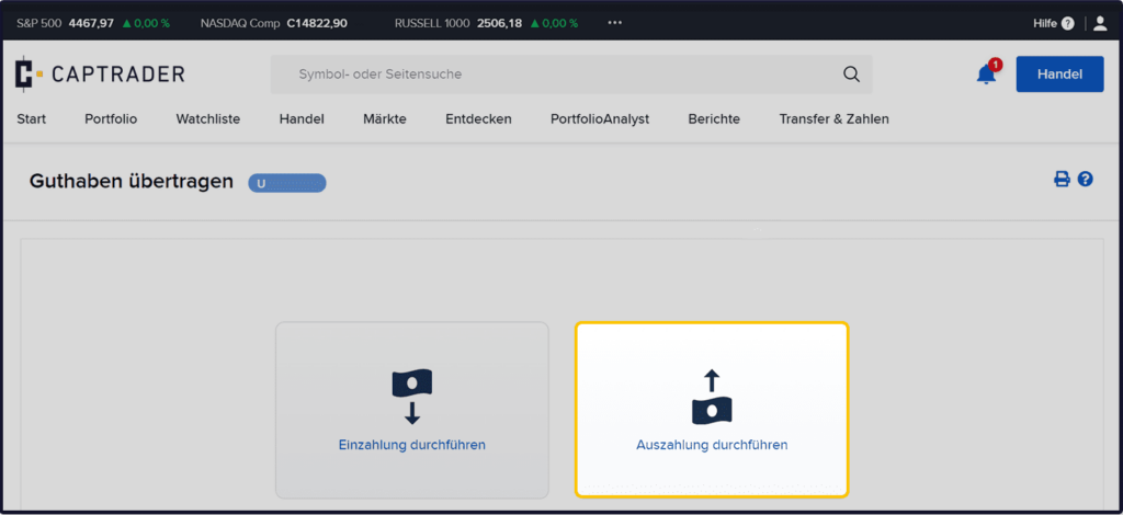 captrader auszahlung