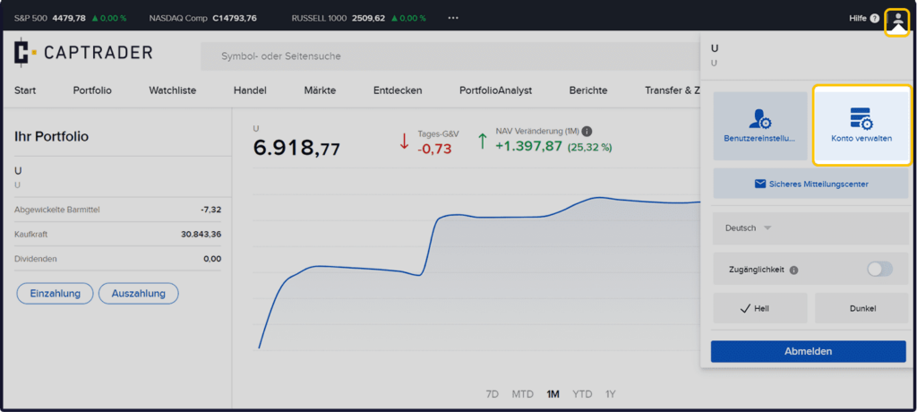 captrader papertrading activation
