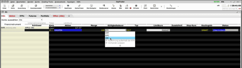 Order Type Ioc Rithmic IOC Order (Immediate or cancel order) | CapTrader