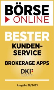 Börse Online Bester Kunden-Service 2023 Captrader